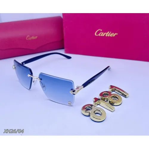 Wholesale Cartier Fashion Sunglasses #1444576 $29.00 USD, Wholesale Quality Replica Cartier Fashion Sunglasses