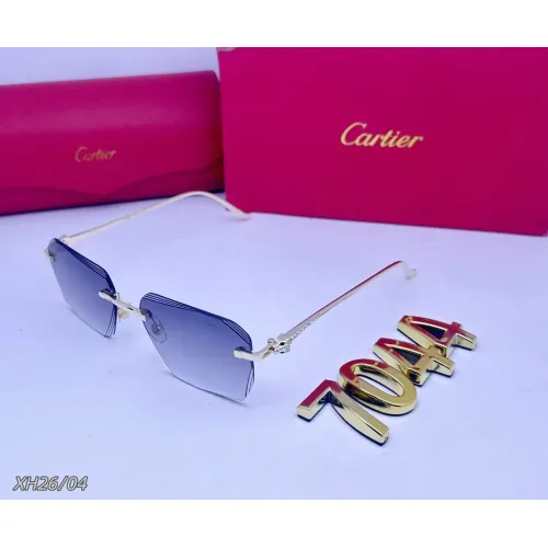Wholesale Cartier Fashion Sunglasses #1444580 $29.00 USD, Wholesale Quality Replica Cartier Fashion Sunglasses