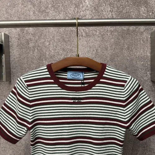 Replica Prada T-Shirts Short Sleeved For Women #1444590 $56.00 USD for Wholesale