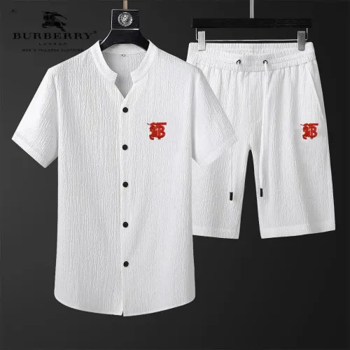 Wholesale Burberry Tracksuits Short Sleeved For Men #1444635 $68.00 USD, Wholesale Quality Replica Burberry Tracksuits