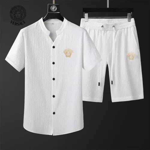 Wholesale Versace Tracksuits Short Sleeved For Men #1444636 $68.00 USD, Wholesale Quality Replica Versace Tracksuits