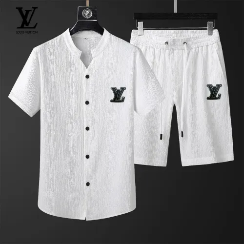 Wholesale Louis Vuitton LV Tracksuits Short Sleeved For Men #1444642 $68.00 USD, Wholesale Quality Replica Louis Vuitton LV Tracksuits