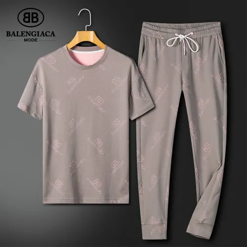 Wholesale Balenciaga Fashion Tracksuits Short Sleeved For Men #1444748 $92.00 USD, Wholesale Quality Replica Balenciaga Fashion Tracksuits