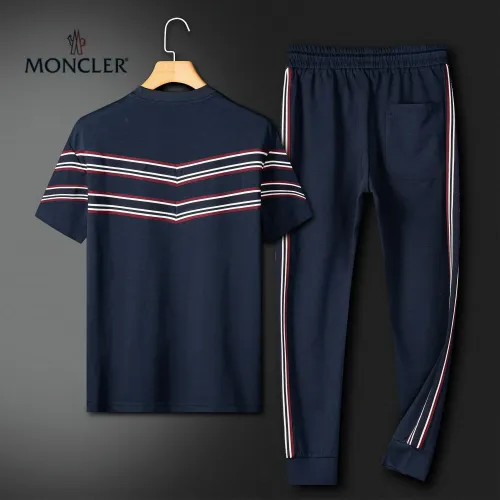 Replica Moncler Tracksuits Short Sleeved For Men #1444756 $92.00 USD for Wholesale