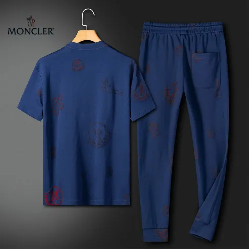 Replica Moncler Tracksuits Short Sleeved For Men #1444759 $92.00 USD for Wholesale