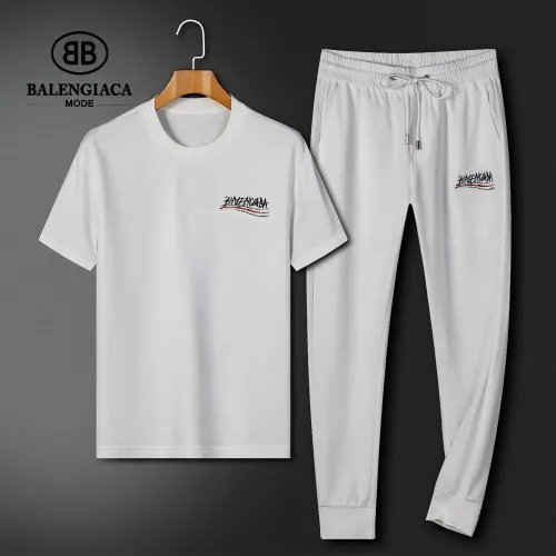 Wholesale Balenciaga Fashion Tracksuits Short Sleeved For Men #1444761 $92.00 USD, Wholesale Quality Replica Balenciaga Fashion Tracksuits