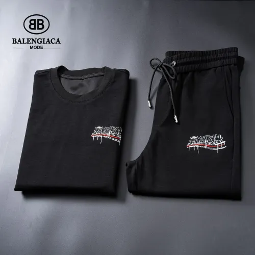 Replica Balenciaga Fashion Tracksuits Short Sleeved For Men #1444762 $92.00 USD for Wholesale