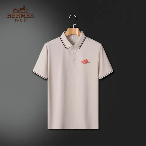 Wholesale Hermes T-Shirts Short Sleeved For Men #1444794 $42.00 USD, Wholesale Quality Replica Hermes T-Shirts