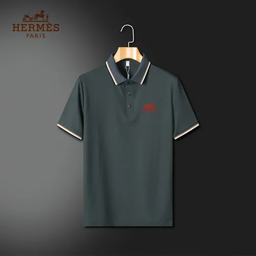 Wholesale Hermes T-Shirts Short Sleeved For Men #1444795 $42.00 USD, Wholesale Quality Replica Hermes T-Shirts