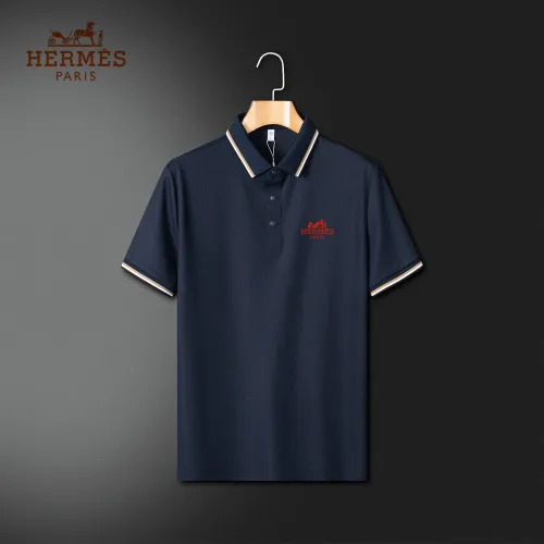 Wholesale Hermes T-Shirts Short Sleeved For Men #1444796 $42.00 USD, Wholesale Quality Replica Hermes T-Shirts