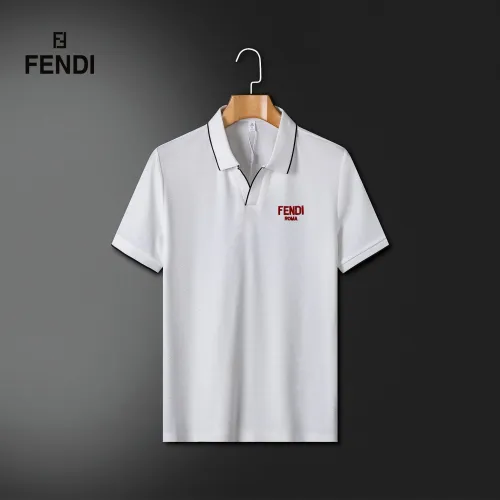 Wholesale Fendi T-Shirts Short Sleeved For Men #1444808 $42.00 USD, Wholesale Quality Replica Fendi T-Shirts