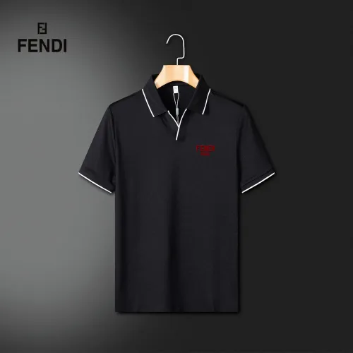 Wholesale Fendi T-Shirts Short Sleeved For Men #1444812 $42.00 USD, Wholesale Quality Replica Fendi T-Shirts