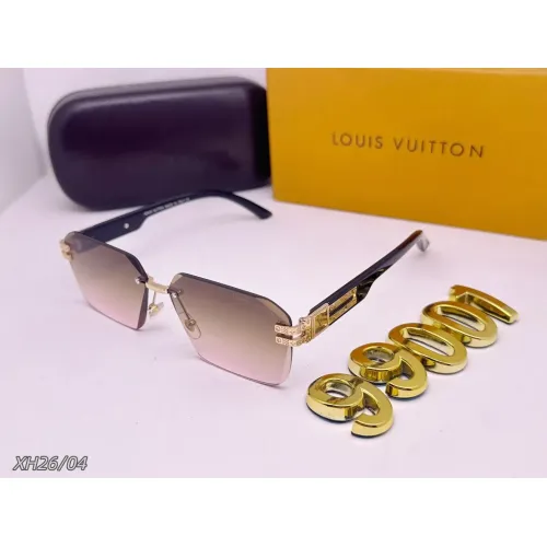 Wholesale Louis Vuitton Sunglasses #1444833 $29.00 USD, Wholesale Quality Replica Louis Vuitton Sunglasses