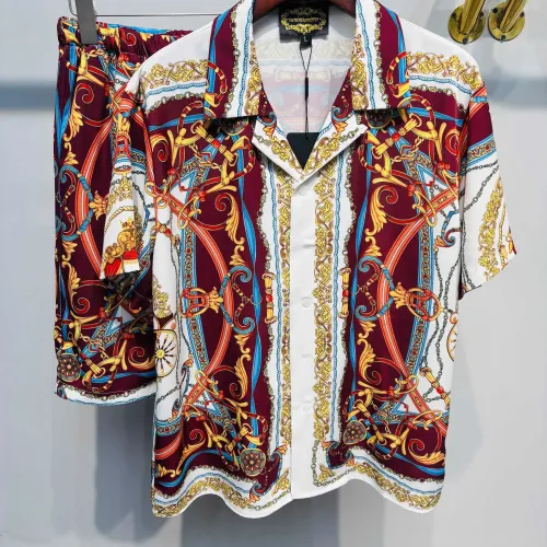 Wholesale Versace Tracksuits Short Sleeved For Men #1444854 $76.00 USD, Wholesale Quality Replica Versace Tracksuits