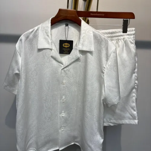 Wholesale Versace Tracksuits Short Sleeved For Men #1444859 $76.00 USD, Wholesale Quality Replica Versace Tracksuits