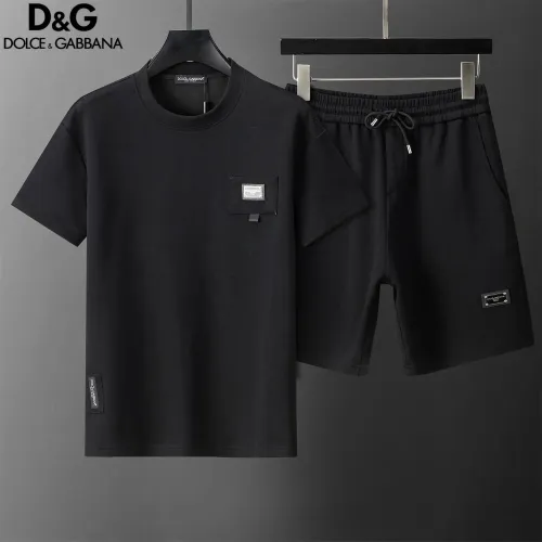Wholesale Dolce &amp; Gabbana D&amp;G Tracksuits Short Sleeved For Men #1444869 $80.00 USD, Wholesale Quality Replica Dolce &amp; Gabbana D&amp;G Tracksuits