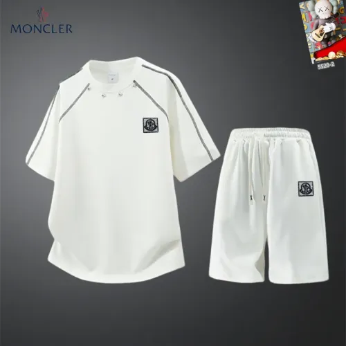 Wholesale Moncler Tracksuits Short Sleeved For Men #1444874 $56.00 USD, Wholesale Quality Replica Moncler Tracksuits