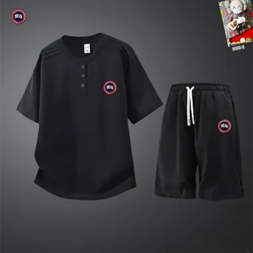 Wholesale Canada Goose Tracksuits Short Sleeved For Men #1444881 $56.00 USD, Wholesale Quality Replica Canada Goose Tracksuits