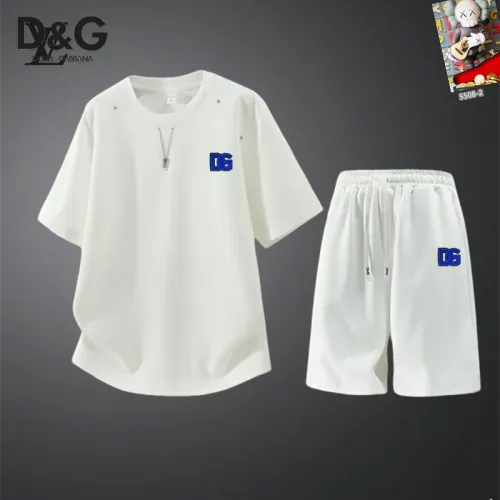 Wholesale Dolce &amp; Gabbana D&amp;G Tracksuits Short Sleeved For Men #1444882 $56.00 USD, Wholesale Quality Replica Dolce &amp; Gabbana D&amp;G Tracksuits