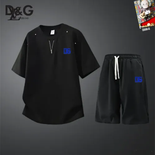 Wholesale Dolce &amp; Gabbana D&amp;G Tracksuits Short Sleeved For Men #1444885 $56.00 USD, Wholesale Quality Replica Dolce &amp; Gabbana D&amp;G Tracksuits