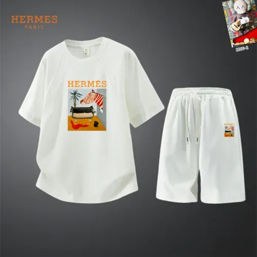 Wholesale Hermes Tracksuits Short Sleeved For Men #1444890 $56.00 USD, Wholesale Quality Replica Hermes Tracksuits
