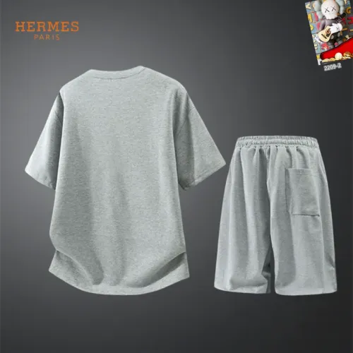 Replica Hermes Tracksuits Short Sleeved For Men #1444891 $56.00 USD for Wholesale