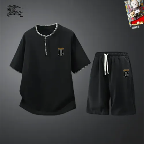 Wholesale Burberry Tracksuits Short Sleeved For Men #1444897 $56.00 USD, Wholesale Quality Replica Burberry Tracksuits
