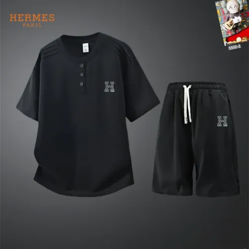 Wholesale Hermes Tracksuits Short Sleeved For Men #1444905 $56.00 USD, Wholesale Quality Replica Hermes Tracksuits