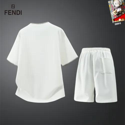 Replica Fendi Tracksuits Short Sleeved For Men #1444910 $56.00 USD for Wholesale