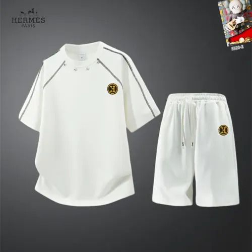 Wholesale Hermes Tracksuits Short Sleeved For Men #1444918 $56.00 USD, Wholesale Quality Replica Hermes Tracksuits