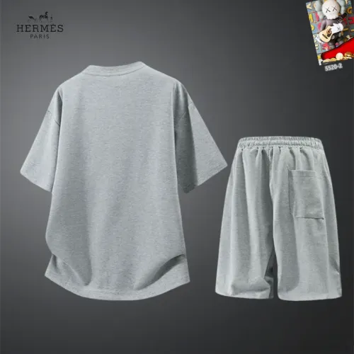 Replica Hermes Tracksuits Short Sleeved For Men #1444919 $56.00 USD for Wholesale