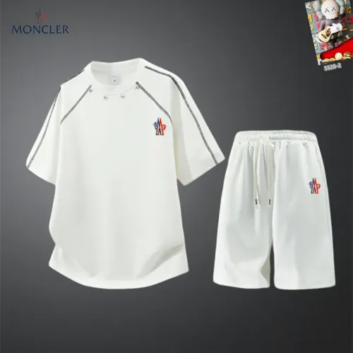 Wholesale Moncler Tracksuits Short Sleeved For Men #1444922 $56.00 USD, Wholesale Quality Replica Moncler Tracksuits