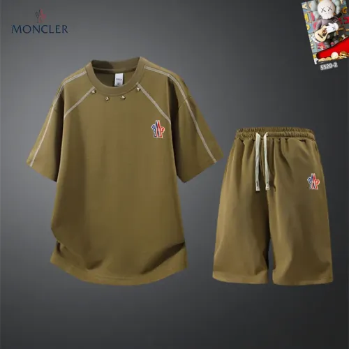 Wholesale Moncler Tracksuits Short Sleeved For Men #1444924 $56.00 USD, Wholesale Quality Replica Moncler Tracksuits