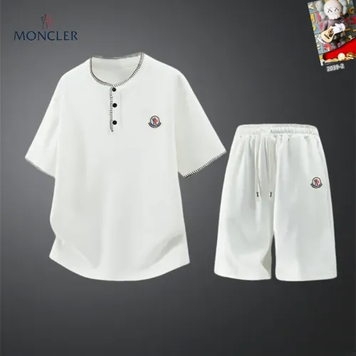 Wholesale Moncler Tracksuits Short Sleeved For Men #1444942 $56.00 USD, Wholesale Quality Replica Moncler Tracksuits