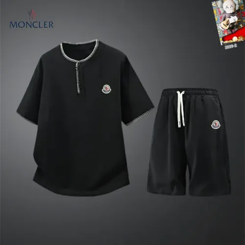 Wholesale Moncler Tracksuits Short Sleeved For Men #1444945 $56.00 USD, Wholesale Quality Replica Moncler Tracksuits
