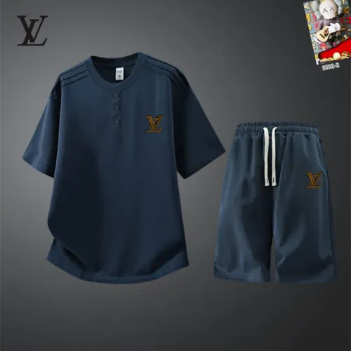 Wholesale Louis Vuitton LV Tracksuits Short Sleeved For Men #1444954 $56.00 USD, Wholesale Quality Replica Louis Vuitton LV Tracksuits