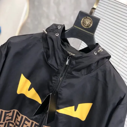 Replica Fendi Jackets Long Sleeved For Men #1444980 $60.00 USD for Wholesale