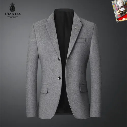 Wholesale Prada Jackets Long Sleeved For Men #1444986 $68.00 USD, Wholesale Quality Replica Prada Jackets