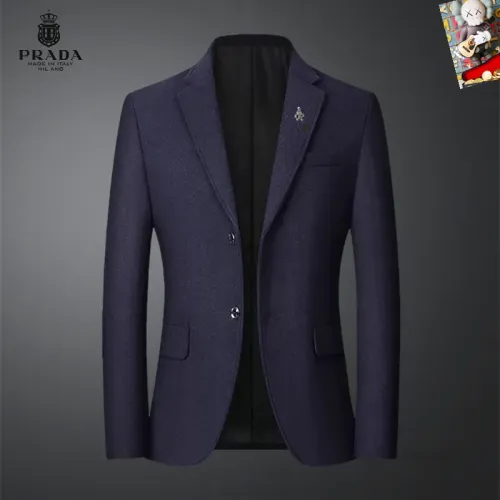 Wholesale Prada Jackets Long Sleeved For Men #1444988 $68.00 USD, Wholesale Quality Replica Prada Jackets