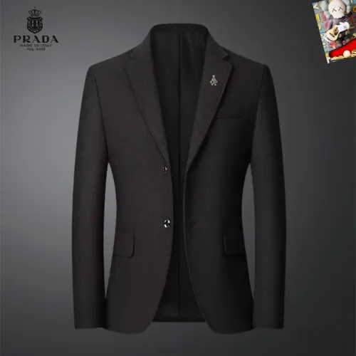 Wholesale Prada Jackets Long Sleeved For Men #1444989 $68.00 USD, Wholesale Quality Replica Prada Jackets