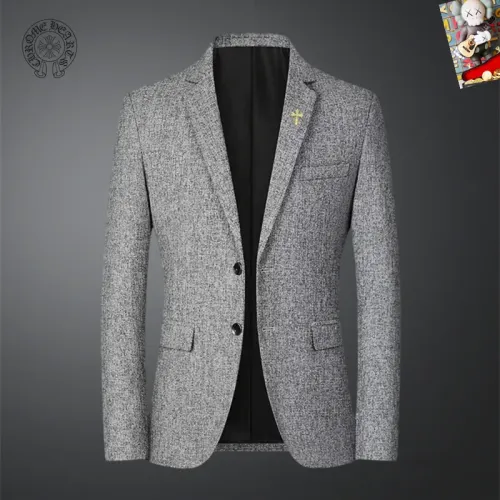 Wholesale Chrome Hearts Jackets Long Sleeved For Men #1445006 $68.00 USD, Wholesale Quality Replica Chrome Hearts Jackets