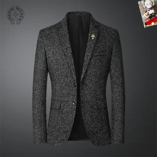 Wholesale Chrome Hearts Jackets Long Sleeved For Men #1445008 $68.00 USD, Wholesale Quality Replica Chrome Hearts Jackets