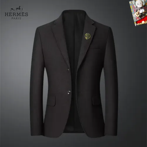 Wholesale Hermes Jackets Long Sleeved For Men #1445014 $68.00 USD, Wholesale Quality Replica Hermes Jackets