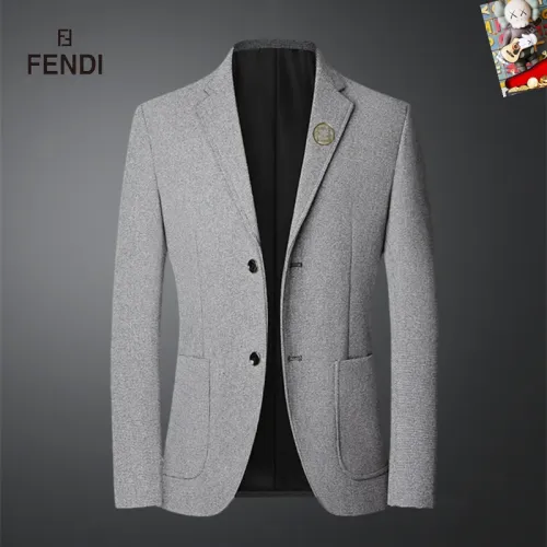 Wholesale Fendi Jackets Long Sleeved For Men #1445015 $68.00 USD, Wholesale Quality Replica Fendi Jackets