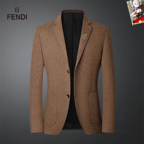 Wholesale Fendi Jackets Long Sleeved For Men #1445017 $68.00 USD, Wholesale Quality Replica Fendi Jackets