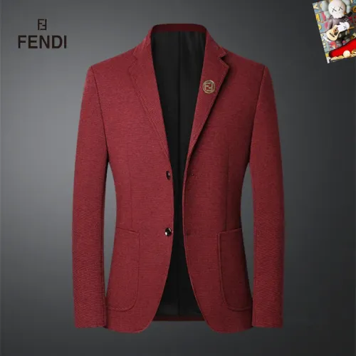 Wholesale Fendi Jackets Long Sleeved For Men #1445018 $68.00 USD, Wholesale Quality Replica Fendi Jackets