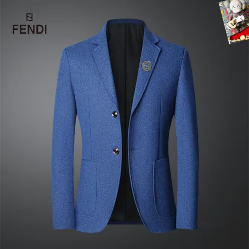 Wholesale Fendi Jackets Long Sleeved For Men #1445019 $68.00 USD, Wholesale Quality Replica Fendi Jackets