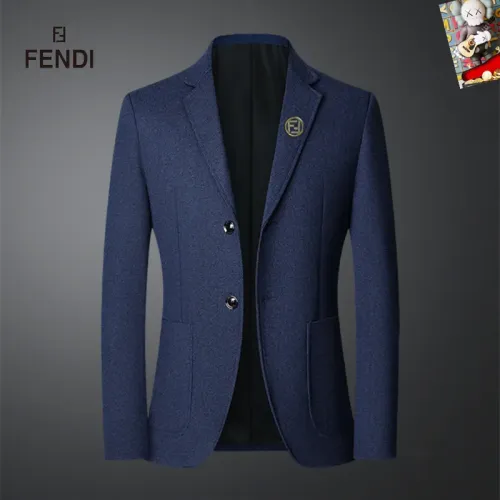Wholesale Fendi Jackets Long Sleeved For Men #1445020 $68.00 USD, Wholesale Quality Replica Fendi Jackets