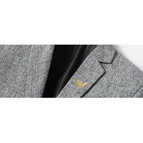 Replica Armani Jackets Long Sleeved For Men #1445041 $68.00 USD for Wholesale
