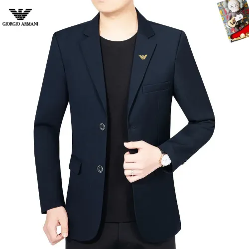 Wholesale Armani Jackets Long Sleeved For Men #1445074 $68.00 USD, Wholesale Quality Replica Armani Jackets